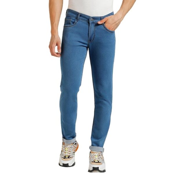 Men's Slim Fit Washed Jeans Stretchable