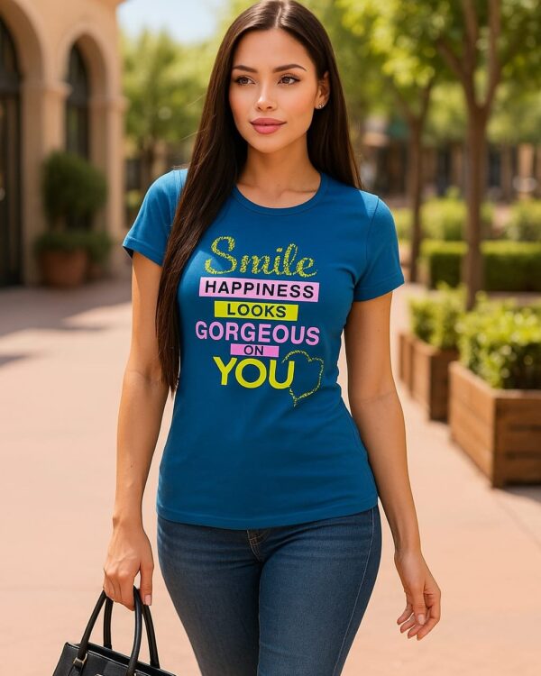 100% pure cotton t-shirt light blue  size-L