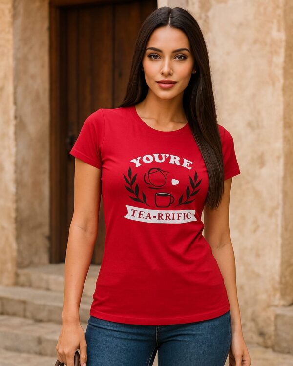 100% pure cotton t-shirt red size-L
