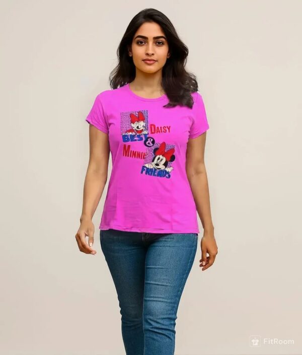 100% pure cotton t-shirt light pink size-L