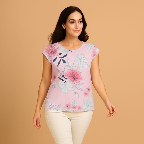 women fasionable TOP size-M colour pale purple