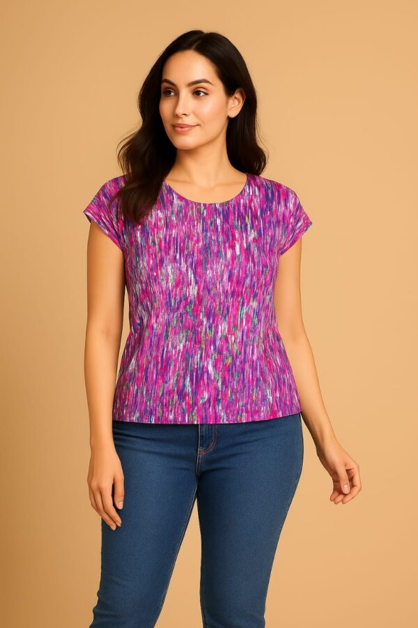 women fasionable TOP size-M colour light purple