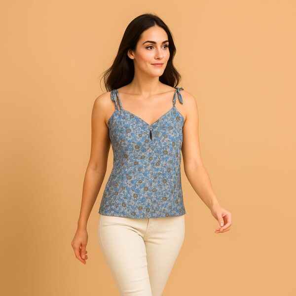 women fasionable lycra TOP size- s colour  blue