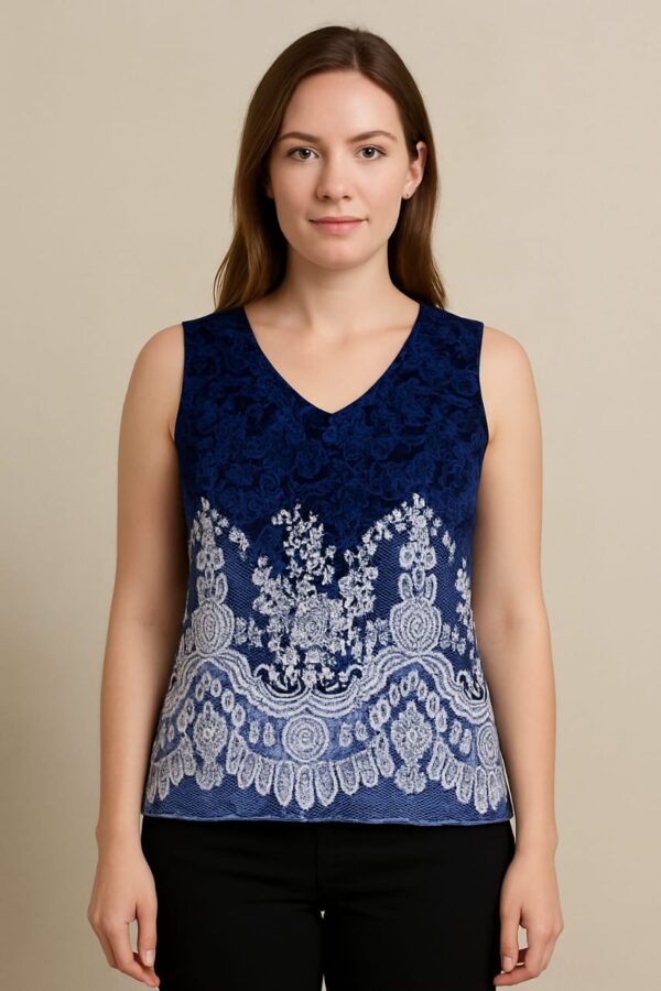women fasionable lycra TOP size-s colour:- dark blue