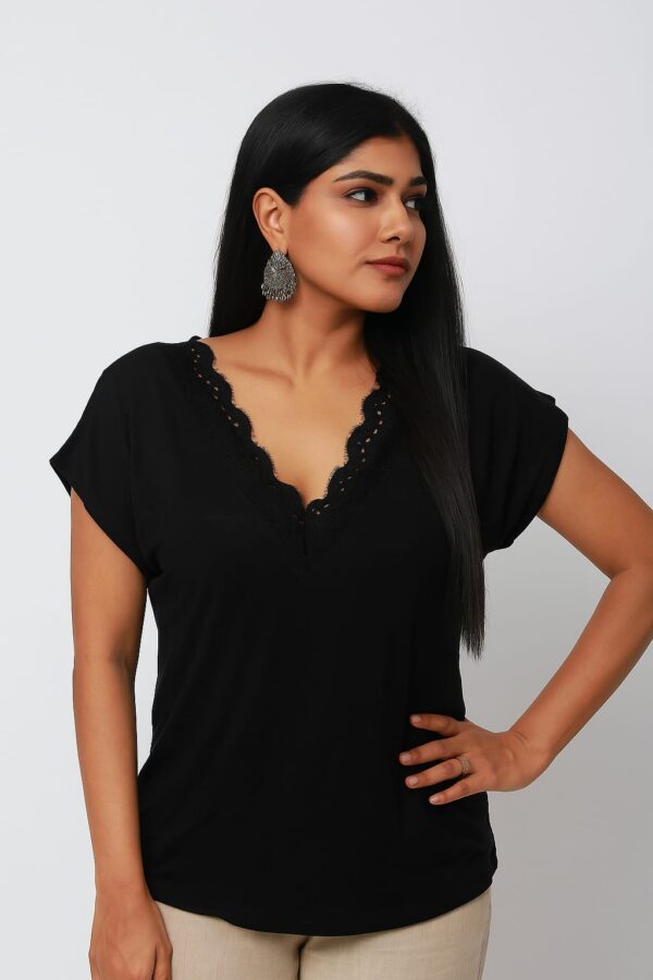women fasionable lycra TOP size-s colour:- black