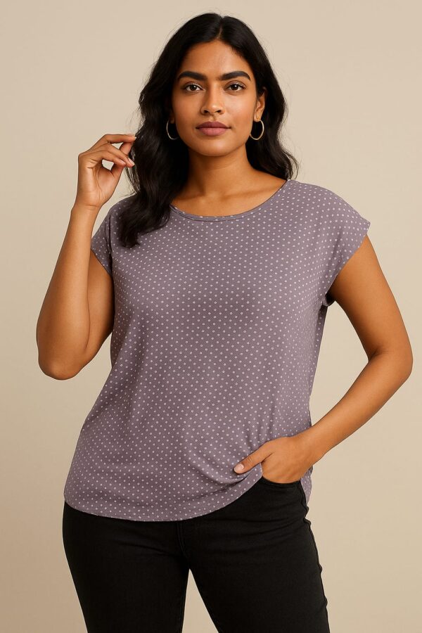 women fasionable lycra TOP size-s colour:- grey