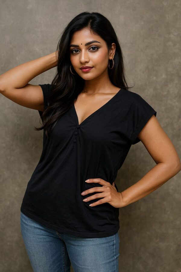 women fasionable lycra TOP size-s colour:- black