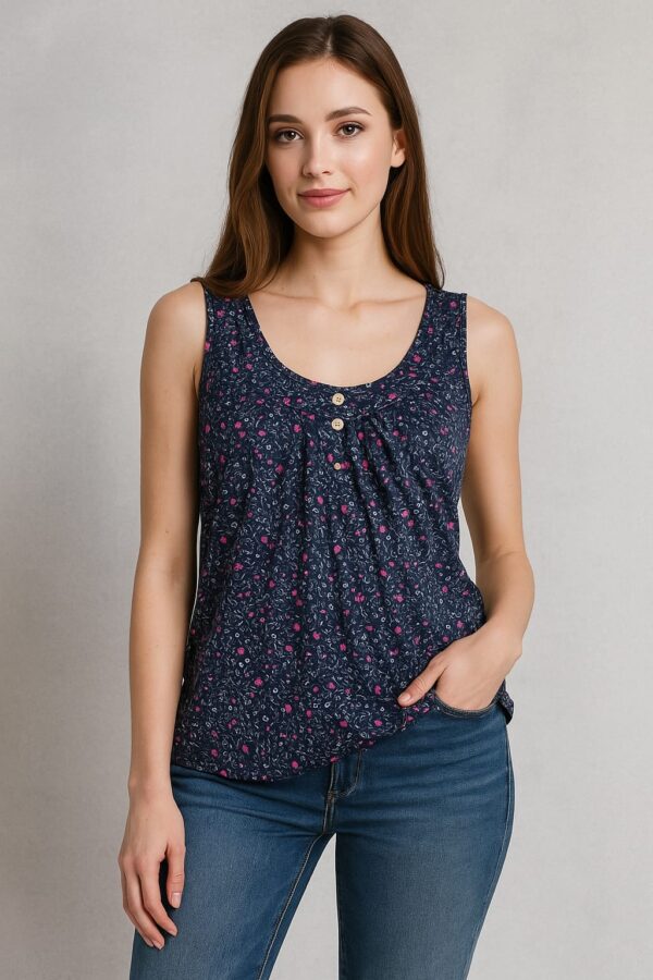 women fasionable lycra TOP size- L colour:-  dark blue