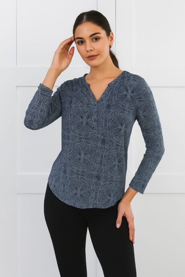 women fasionable lycra long sleeved top size- L colour:- gray